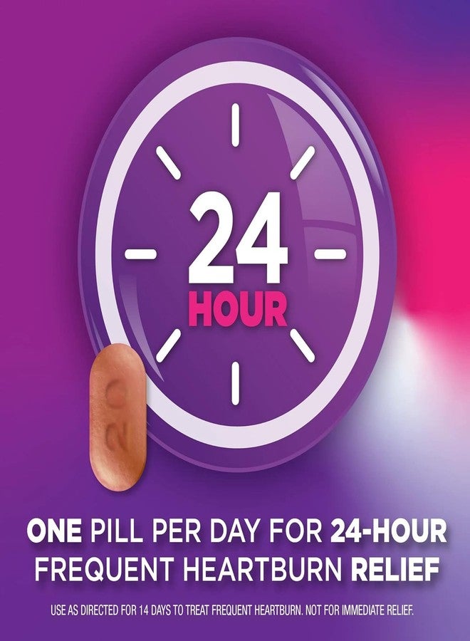 Create and Bundle Equate Omeprazole 20 mg Acid Reducer, Delayed Release Tablets, 42 Count - Effective Heartburn Relief for Up to 24 Hours + Create Sticker - Image 2